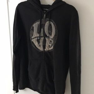 Hippie zip up hoodie